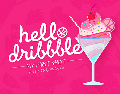 My first shot on Dribbble