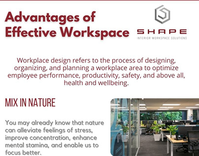 Advantages of Effective Workspace