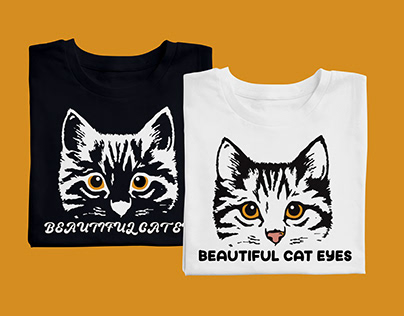 Cat t-shirt Design
