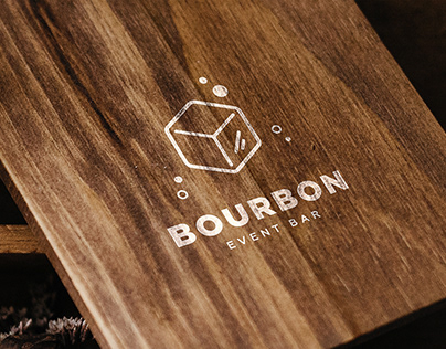 Bourbon event bar logo design