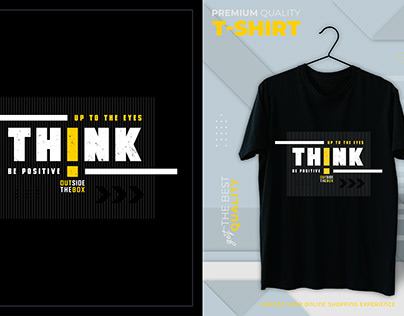 Motivational Typography T-Shirt Design, Clothing Brand