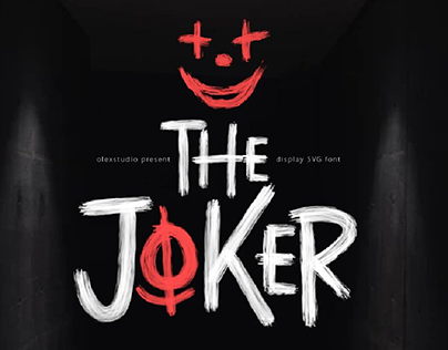 THE JOKER-SVG font