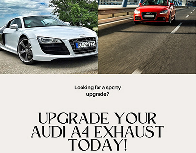 Audi A4 Performance Exhaust - Enhance Your Drive!