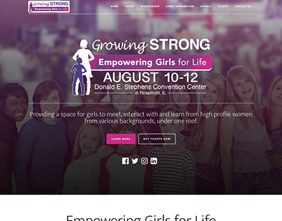 Empowering Girls for Life Convention Website