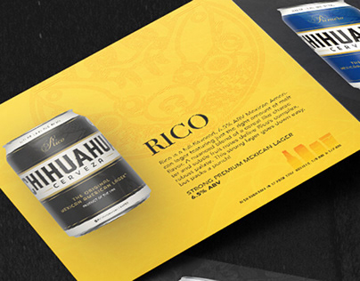 Brochure Design for Chihuahuas Cerveza