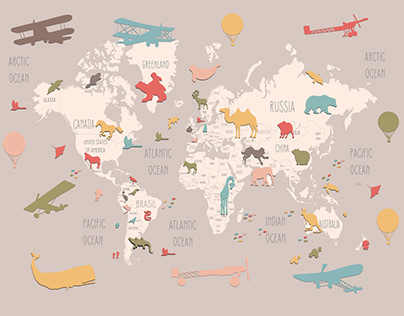 Children's World Map