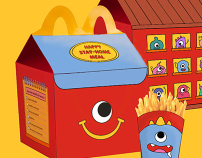Happy Stay-Home Meal! McDonald's Happy Meal Box Design