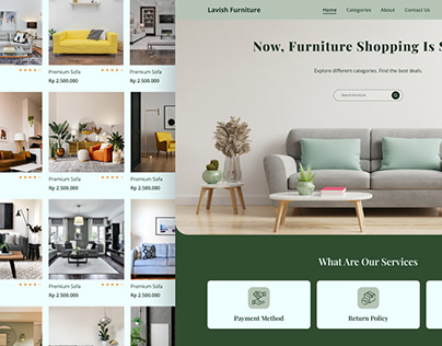 LAVISH Furniture web design