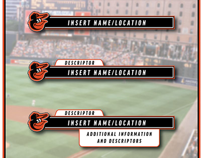 Lower Thirds Animation: Baltimore Orioles