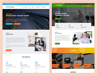 Website Design [2018]: Treading | Company | Corporate