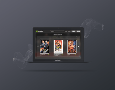 Redesign of Movies Web Page