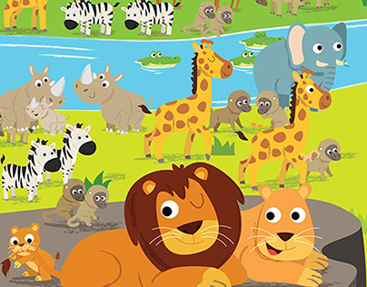 Lots To Spot: Wild Animals book