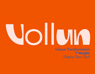 ZT Vollun - Display Typeface