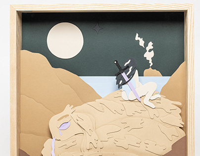 Avoid All Conflicts_paper diorama