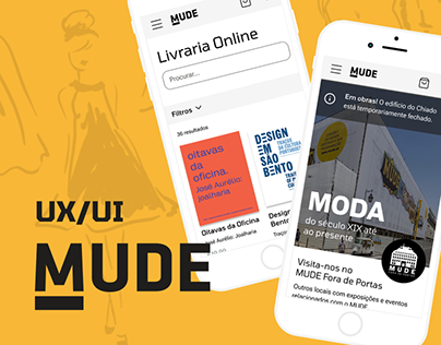 MUDE Museum Mobile Website Redesign