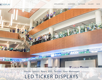 Rise Display: LED Display Tickers Made in the U.S.A
