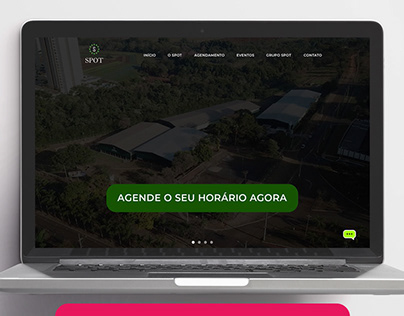 Project thumbnail - Projeto site SPOT Complexo Esportivo