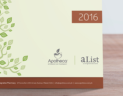 Apotheca / Alist Desk Calendar 2016