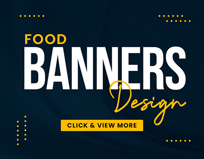 Food Website Banner Design