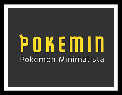 PokéMin - Pokémon Minimalista