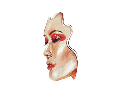 Illustration for makeup artist