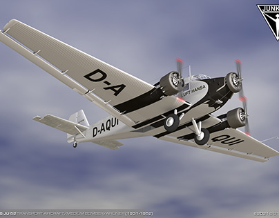 Junkers Ju 52 Transport Aircraft/Medium Bomber/Airliner