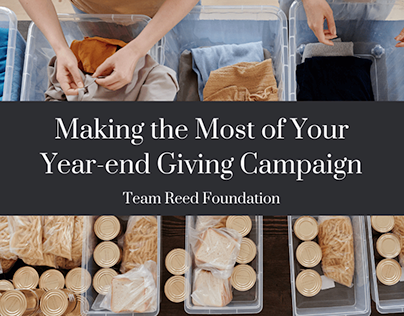 Making the Most of Your Year-end Giving Campaign