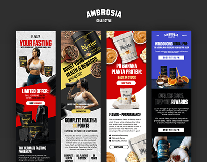 Ambrosia Collective - Newsletter Design