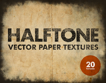 Halftone Vector Paper Textures