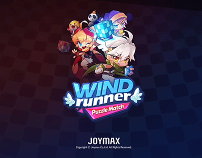 Mobile Game] PuzzleMatch: Windrunner - UX/UI Design