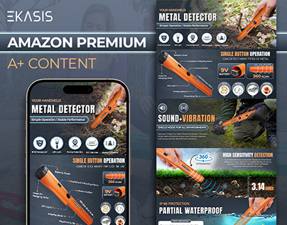 Amazon Premium A+ Content | Metal Detector
