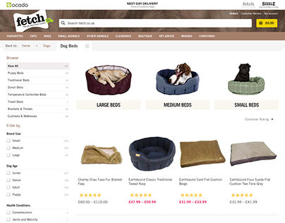 Fetch.co.uk - The Pet Store from Ocado