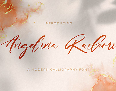 Angelina Rachmi - Calligraphy Font