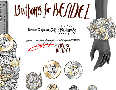 Henri Bendel All Buttoned Up Bracelet
