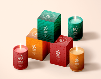 Candy candle - packaging design
