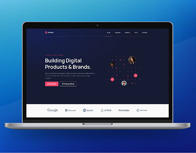 Remedy Landing Page Template
