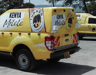East African Breweries Sales Vehicle Branding
