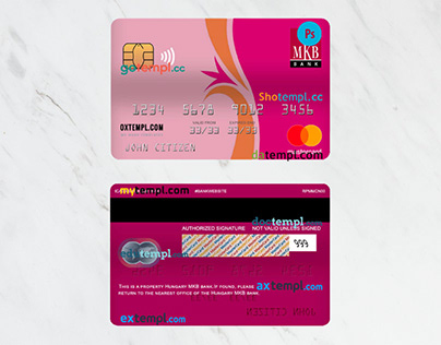 Hungary MKB bank mastercard