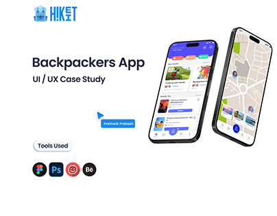 HIKEit - Travellers app UI /UX case study