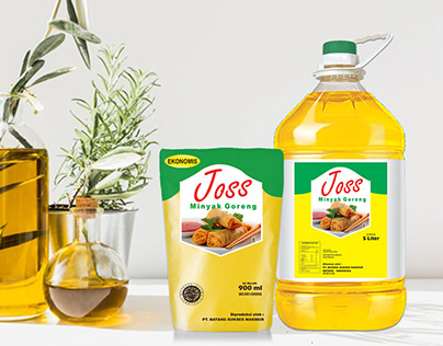 Packaging Design - Label - "Joss" cooking oil
