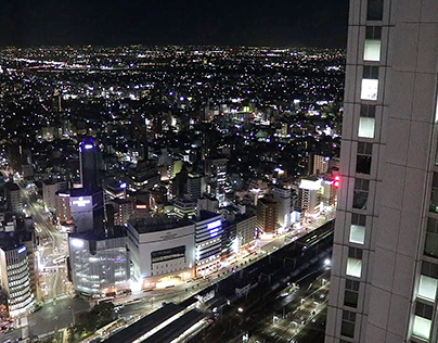 Adobe Stock Video Portfolio: Night View of Nagoya