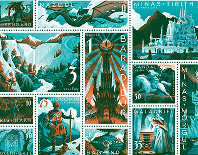 MIDDLE EARTH STAMP COLLECTION