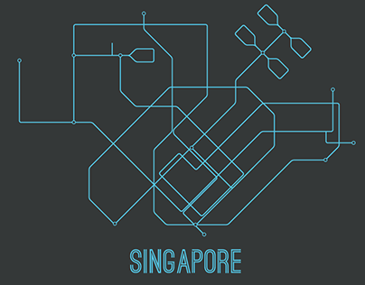 Singapore MRT Map Designs