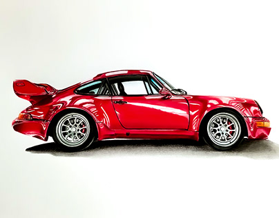 Ilustración Porsche 911