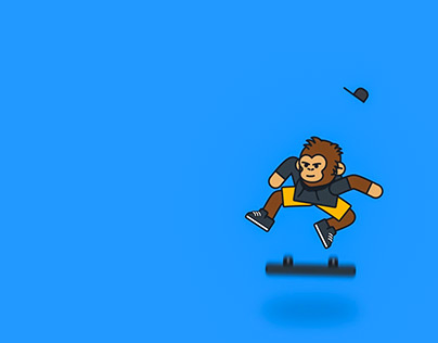 Kickflip Monkey - Character Animation