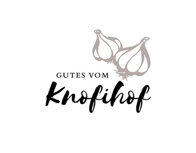 Knofihof - Logo, CI, Etiketten