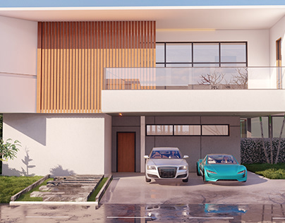 Exterior Modern Villa Design and 3d Animation