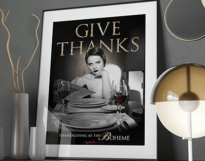 "Give Thanks" Print Ad