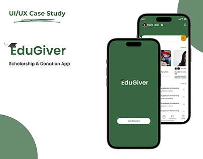 EduGiver| Donation & Scholarship App| UI/UX Case study