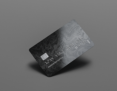 Debit card mockup
